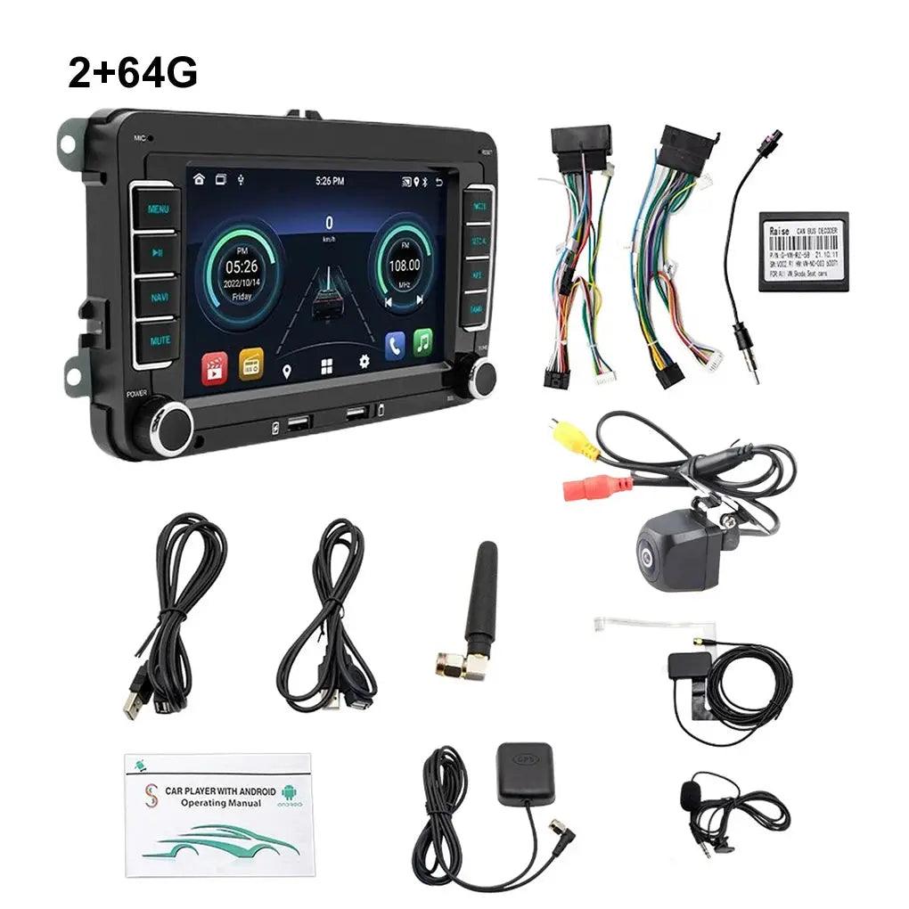 For VW Golf MK5 MK6 Jetta Passat CC 7" For Apple Carplay Car Stereo Radio Android 14 GPS Player Automotive multimedia - Auto Part Pro Switzerland