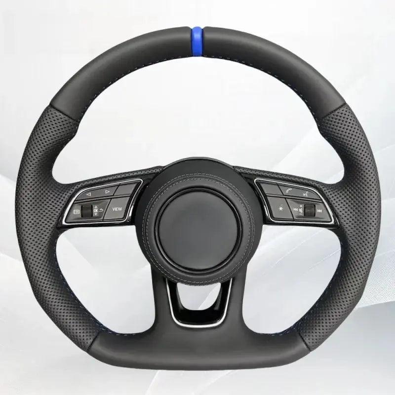 For Volkswagen VW CC Magotan POLO Golf 67GTI Passat Tiguan Scirocco R Genuine Leather Steering Wheel Modification Customization - Auto Part Pro Switzerland