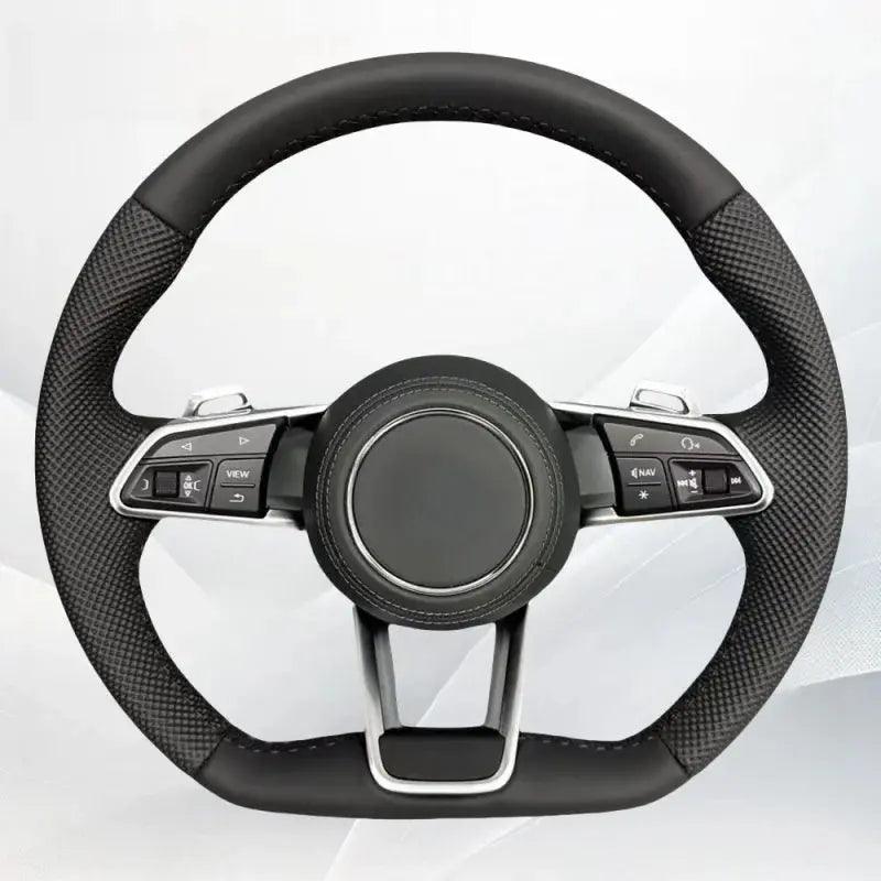 For Volkswagen VW CC Magotan POLO Golf 67GTI Passat Tiguan Scirocco R Genuine Leather Steering Wheel Modification Customization - Auto Part Pro Switzerland