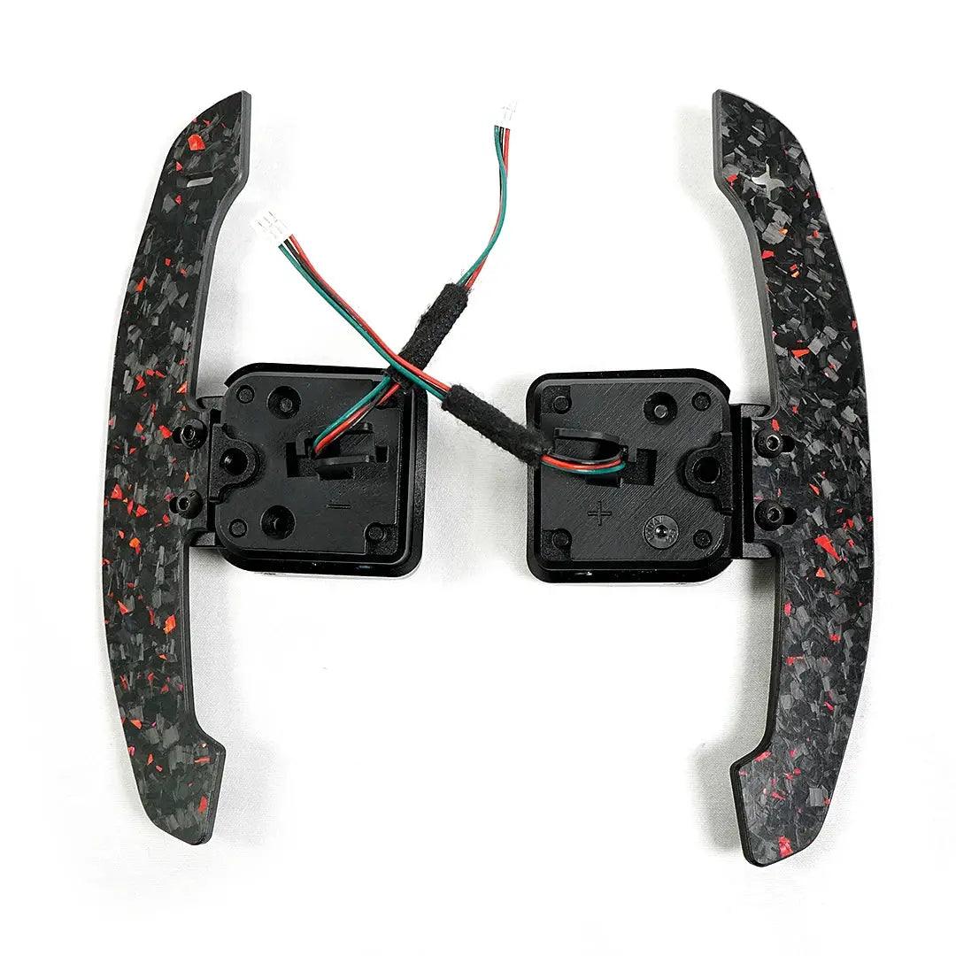 Magnetic Carbon Fiber Paddle Shifter For Audi A1 A3 A5 A8 Q3 Q4 Q5 Q7 Q8 S1 S3 S5 SQ5 SQ8 RS3 RS5 RSQ5 Paddle Shifter Extensions - Auto Part Pro Switzerland