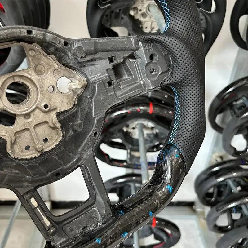 Forge Steering Wheel Fit for VW Mk5 MK6 MK7 MK7.5 GTI R Polo 2013-2020 Carbon Fiber Wheel - Auto Part Pro Switzerland