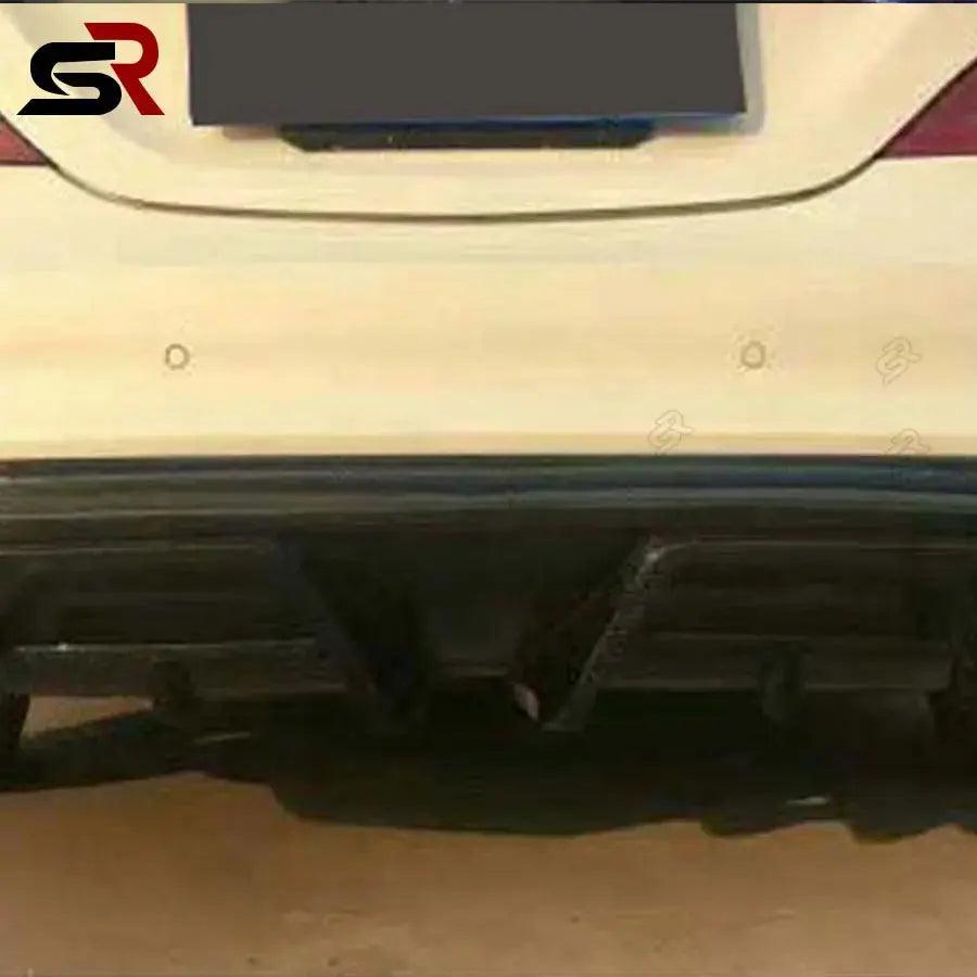 For Mercedes Benz CLA Class W117 260 CLA45 P Style Carbon Fiber Rear Lip Diffuser Back Bumper Spoiler Small upgrade bodykits - Auto Part Pro Switzerland