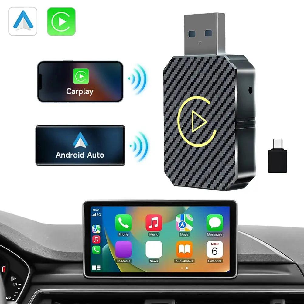 Wireless CarPlay & Android Auto Adapter | 2-in-1 Mini Plug & Play - Auto Part Pro Switzerland