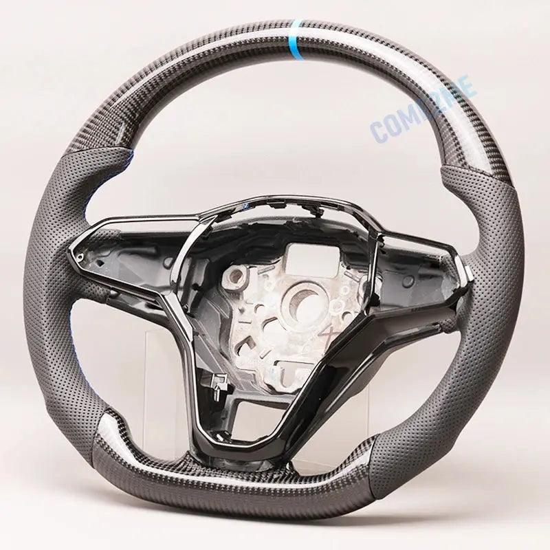 For Volkswagen VW Golf 8 GTI R Line MK8 Carbon Fiber Steering Wheel Customized Without heating function - Auto Part Pro Switzerland