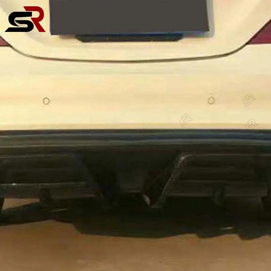 For Mercedes Benz CLA Class W117 260 CLA45 P Style Carbon Fiber Rear Lip Diffuser Back Bumper Spoiler Small upgrade bodykits - Auto Part Pro Switzerland