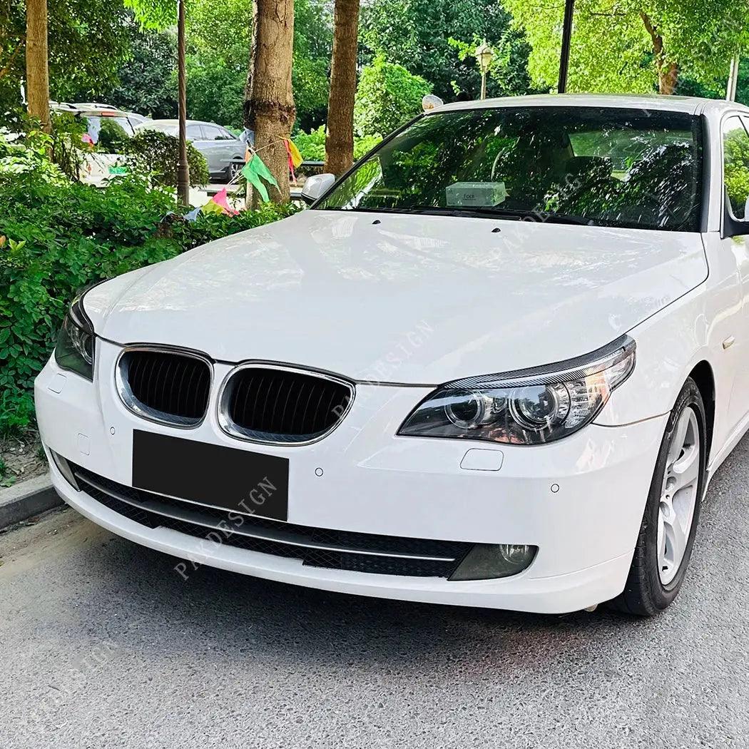 Front Headlight Eyelids Eyebrows Lids Spoiler Bodykit for BMW 5 Series E60 520i 520d 530i 530d 535i M5 2003-2010 ABS - Auto Part Pro Switzerland