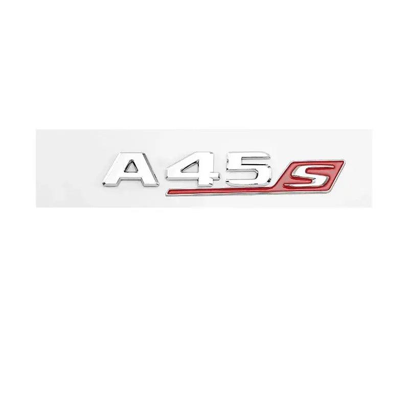 3d ABS Chrome Black Logo A35S A45S Emblem Letters Badge Car Sticker For Mercedes Benz A45S AMG W176 W177 Accessories - Auto Part Pro Switzerland