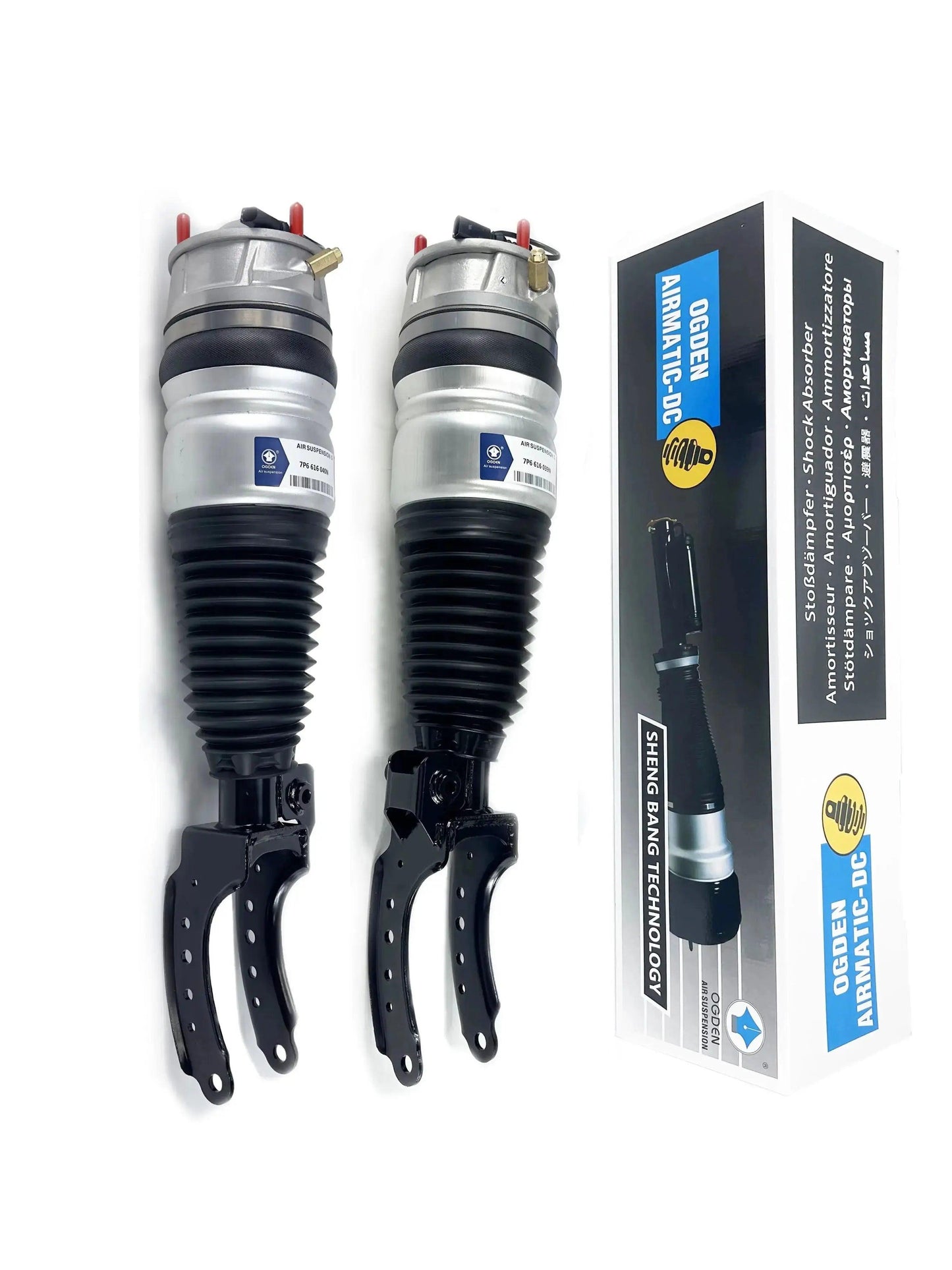 Pair Front Air Suspension Airmatic Shock Strut Assembly For Q7 Volkswagen VW Touareg Cayenne NFP6616039N 7P6616040N 7P6616040K - Auto Part Pro Switzerland