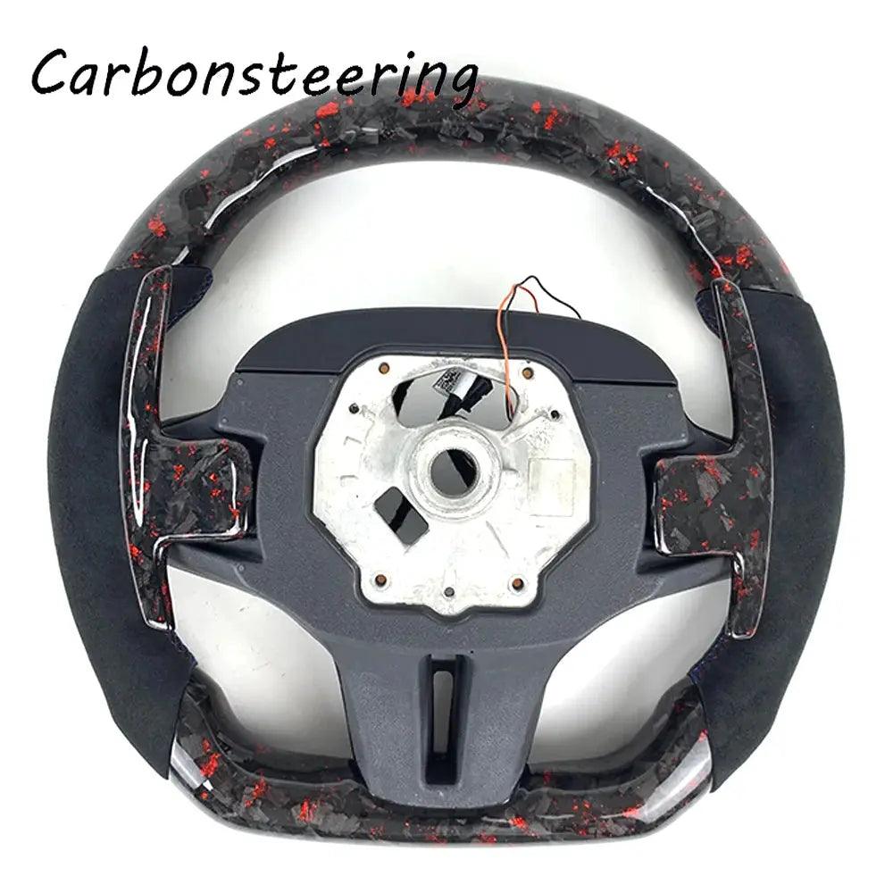 Cars accessories Alcantara Forged Carbon fiber steering wheel For BMW G20 G30 G21 G22 G23 M3 M4 320i 325i 330i 340i G22 G42 G80 - Auto Part Pro Switzerland
