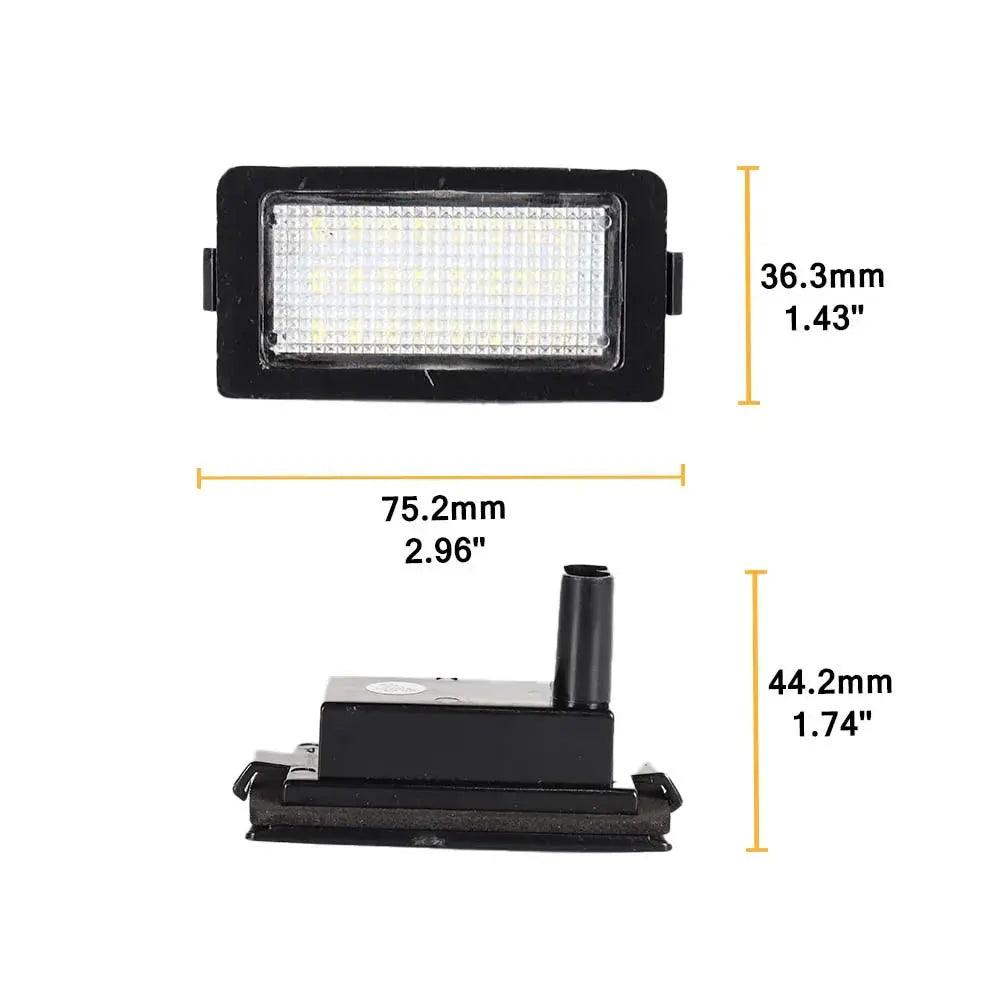 LED Bulbs CANBUS License Plate Light Number Lamp LED Light For BMW E38 7 Series 728i 730i 730d 740i 740d 740iL - Auto Part Pro Switzerland
