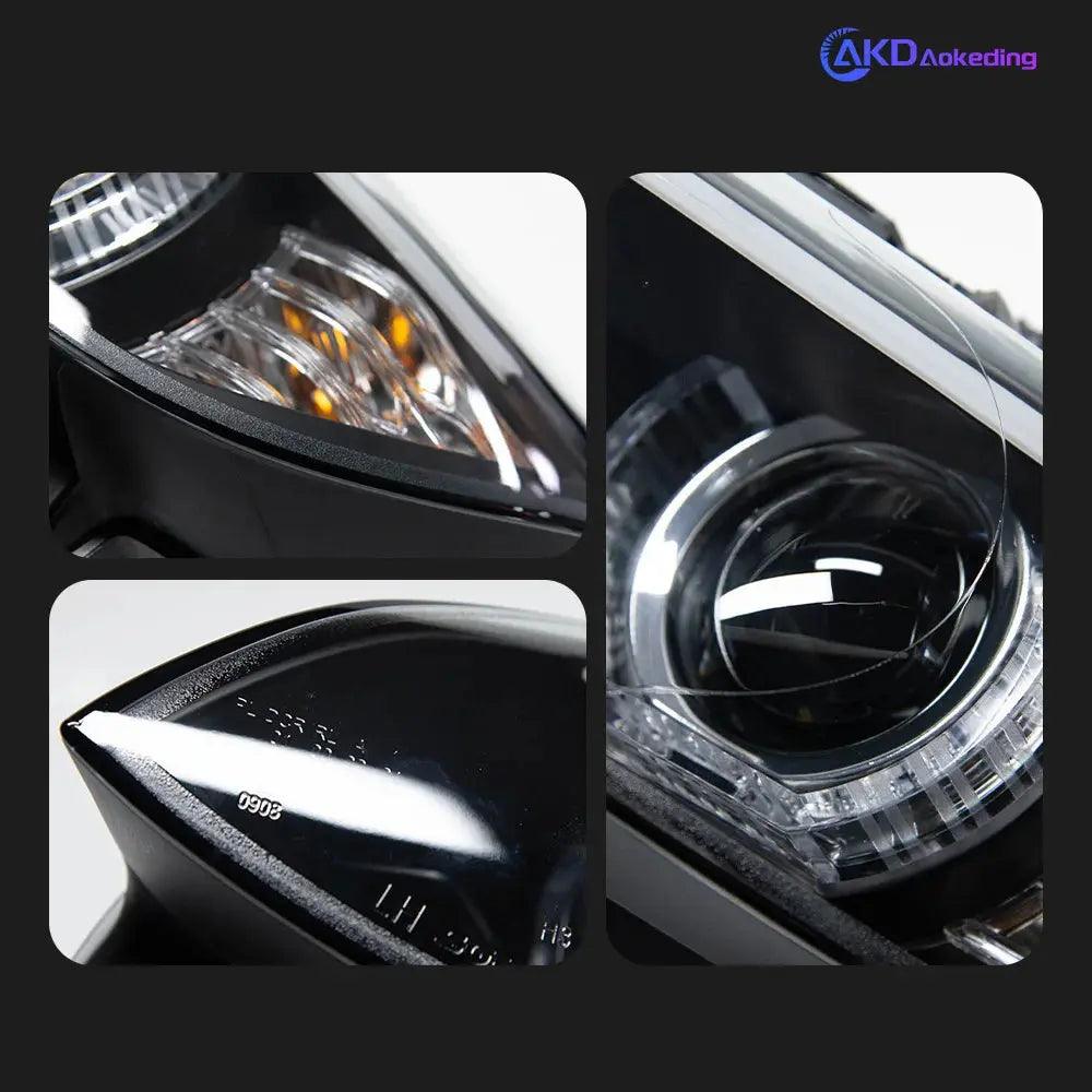 AKD Head Lamp for BMW E92 E93 LED Headlight 2006-2012 Headlights 330I 335I DRL Turn Signal High Beam Angel Eye Projector Lens - Auto Part Pro Switzerland