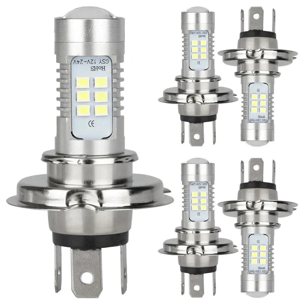 H4 9003 HB2 LED Headlight Bulb 6000K 220W 12V Car Head Lamp Bulb IP67 Waterproof Headlight Conversion Kit White Aluminum 15000LM - Auto Part Pro Switzerland