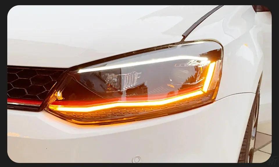 AKD Car Styling for VW Polo Headlights 2011-2018 Vento LED Headlight New Polo Design DRL Hid Head Lamp Bi Xenon Beam Accessories - Auto Part Pro Switzerland