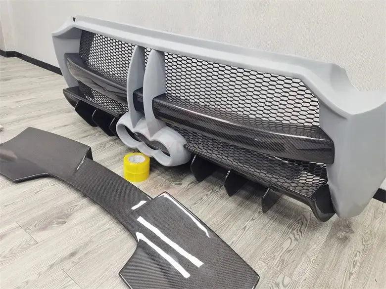 BodyKit For Ferrari 458 Italia update to Misha Style Fiberglass or semi-carbon fiber bumper side skirt spoiler hood - Auto Part Pro Switzerland