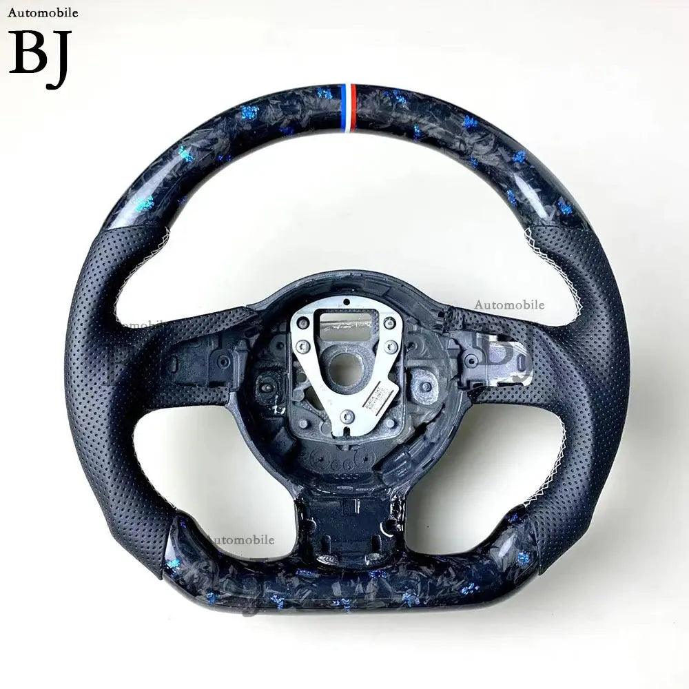 LED Steering Wheel Fit For Audi RS3 RS4 RS5 RS6 RS7 S3 S4 S5 A3 A4 A5 Carbon Fiber Racing Steering Wheel - Auto Part Pro Switzerland