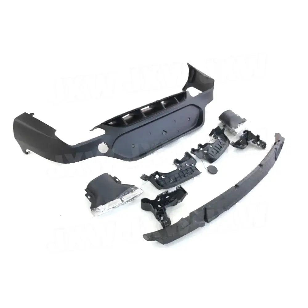 PP Rear Diffuser With Exhaust Tips For Benz GLC C253 GLC300 GLC43 Coupe GLC63S 2017-2019 Car Styling Rear Lip Bumper Body Kits - Auto Part Pro Switzerland