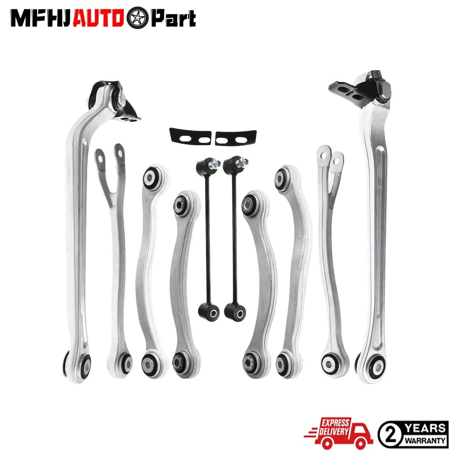 10Pcs Rear Suspension Control Arm Bar Links Kit For Mercedes-Benz W219 R230 W211 2303502006, 2303502006, 2303500429, 2303503506 - Auto Part Pro Switzerland