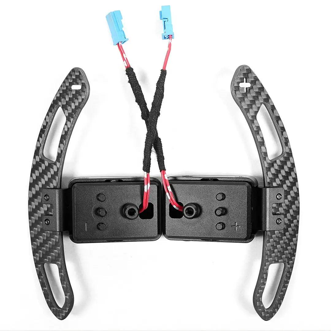 For BMW 1-4 series f20 f21 f30 f22 f80 g20 g30 g80 Magnetic Carbon Fiber Steering Wheel Paddle Shifter Extensions - Auto Part Pro Switzerland