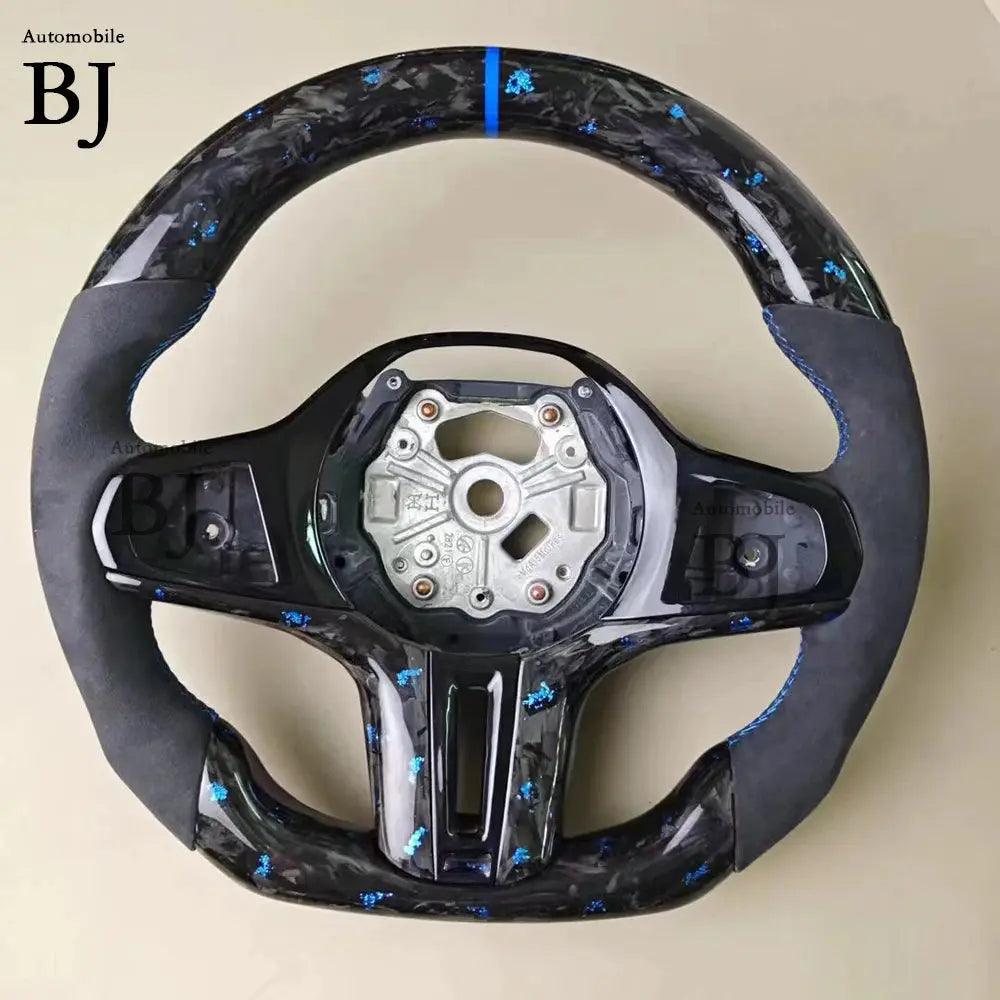 LED Steering Wheel Fit For BMW M1 M2 M3 M4 M5 G Series F40 F44 G20 G21 G28 G22 G29 G80 Carbon Fiber Customized Sport Wheel - Auto Part Pro Switzerland
