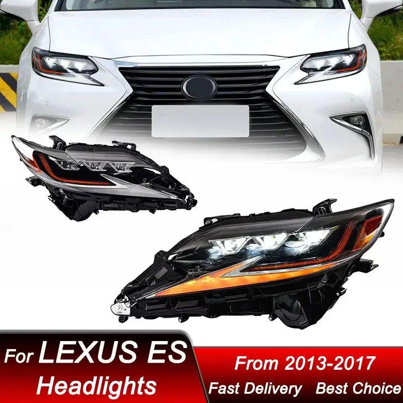 Car Headlights For Lexus ES ES350 ES200 13-17 full LED new style Headlamp Assembly Upgrade Projector Lens Accessories Kit - Auto Part Pro Switzerland