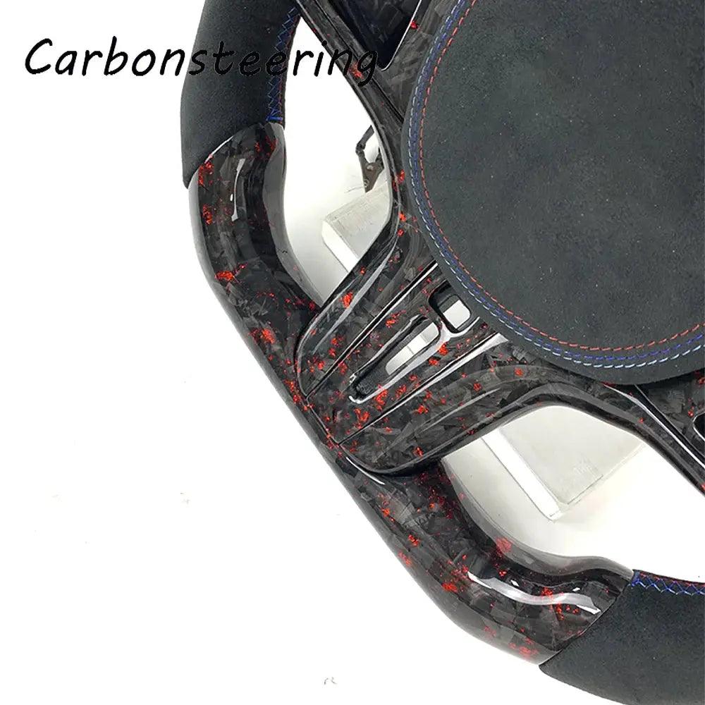 Cars accessories Alcantara Forged Carbon fiber steering wheel For BMW G20 G30 G21 G22 G23 M3 M4 320i 325i 330i 340i G22 G42 G80 - Auto Part Pro Switzerland