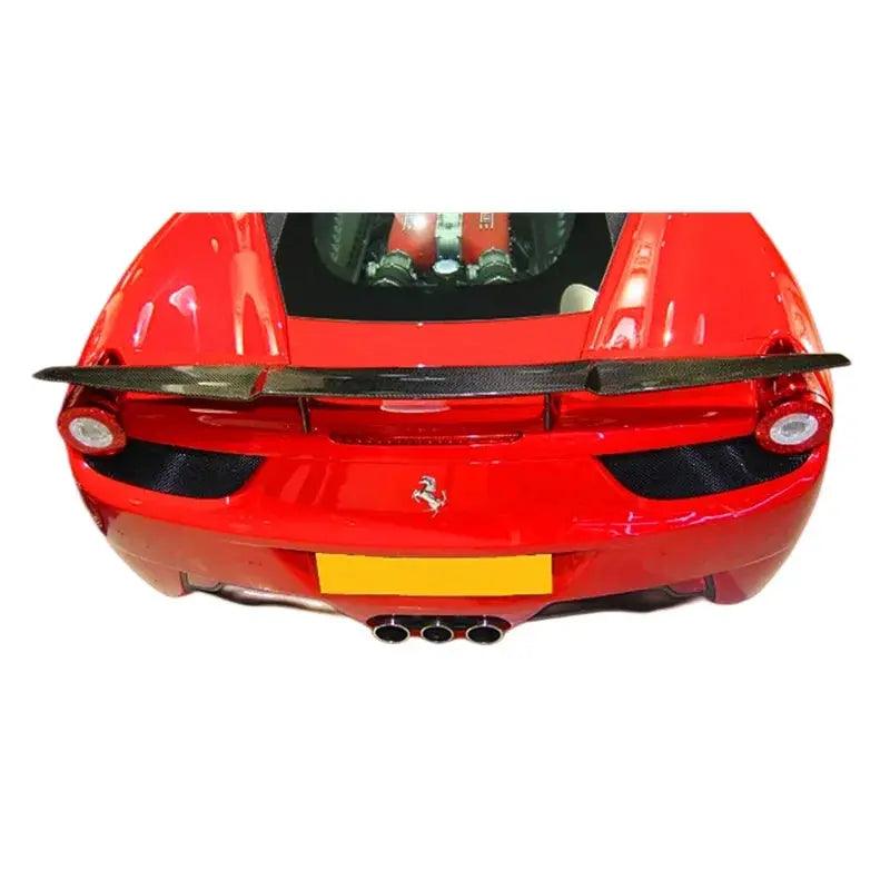 For Ferrari 458 Italian Spider Upgrade GT style carbon fiber Rear Spoiler Wing - Auto Part Pro Switzerland