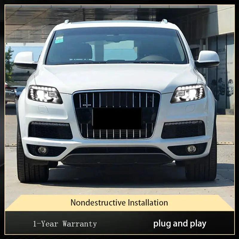 Car Styling For Audi Q7 2006-2015 Headlights Modification 2015 New Upgrade LED DRL Head Lights Signal Automotive Accessories - Auto Part Pro Switzerland