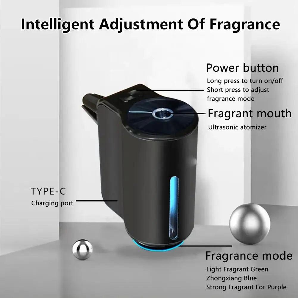 Car Electric Air Diffuser Aromatic Outlet Air Freshener Humidifier Spray Automotive Intelligent Long-lasting Perfume Diffuser - Auto Part Pro Switzerland