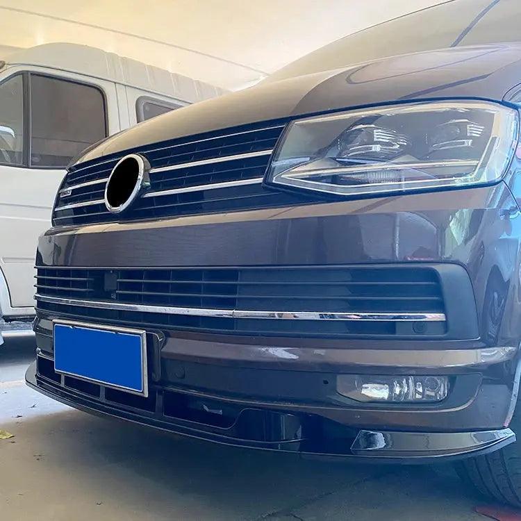 3X 2015 To Up For Volkswagen VW Transporter T6 Car Front Bumper Lip Splitter Diffuser Body Kit Spoiler Bumpers ABS Glossy Black - Auto Part Pro Switzerland