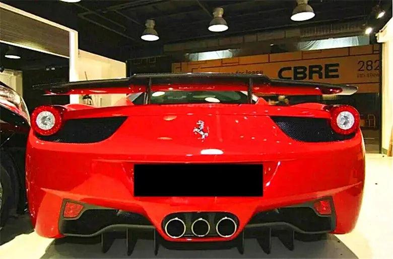 For Ferrari 458 Italian Spider Upgrade GT style carbon fiber Rear Spoiler Wing - Auto Part Pro Switzerland