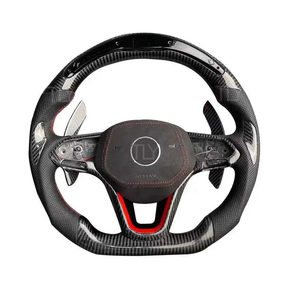 Car Steering Wheel For Volkswagen VW Golf 8 Golf8 Mk7 Mk8 Gti 7r Steering Wheels For Volant Lenkrad Carbon Fiber Steering Wheel - Auto Part Pro Switzerland