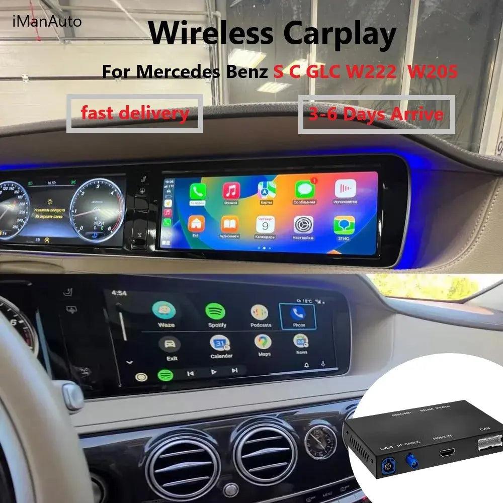 Wireless CarPlay for Mercedes Benz S GLC GLA C-Class W205 W222 NTG5.0 2015-2018 Android Auto Mirror Link AirPlay Car Play - Auto Part Pro Switzerland