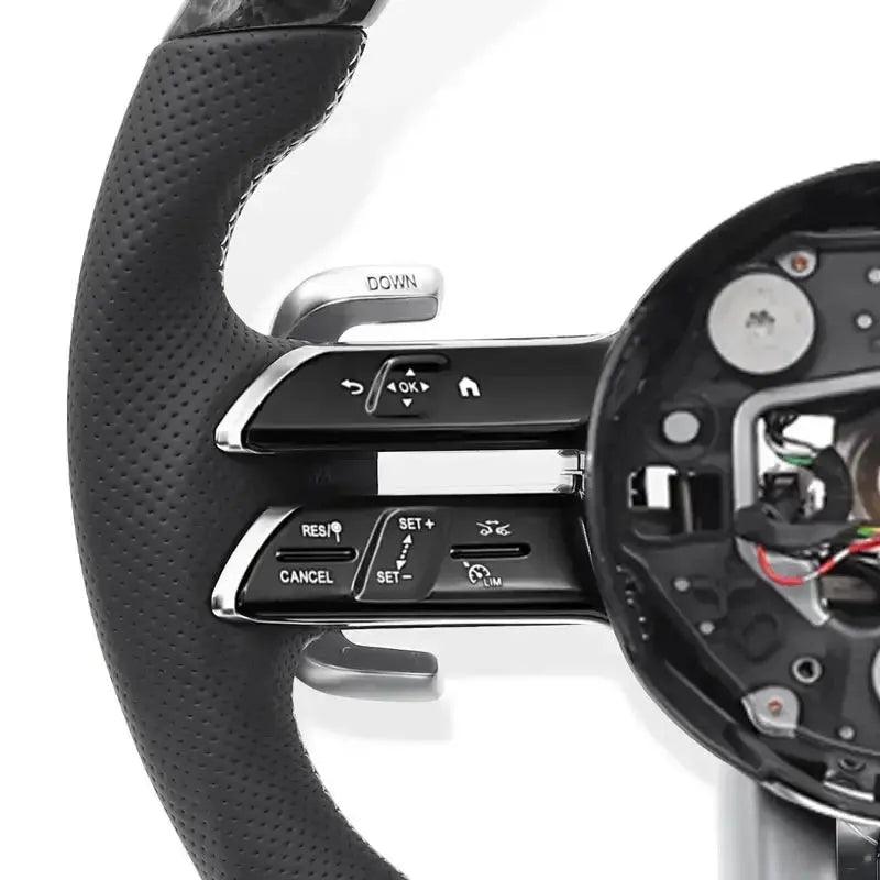 Car Carbon Fibre Steering Wheel For Mercedes Benz AMG A-Class C-Class E-Class W204 W205 W212 W213 W221 W222 E63 E63S E63 S63 C63 - Auto Part Pro Switzerland