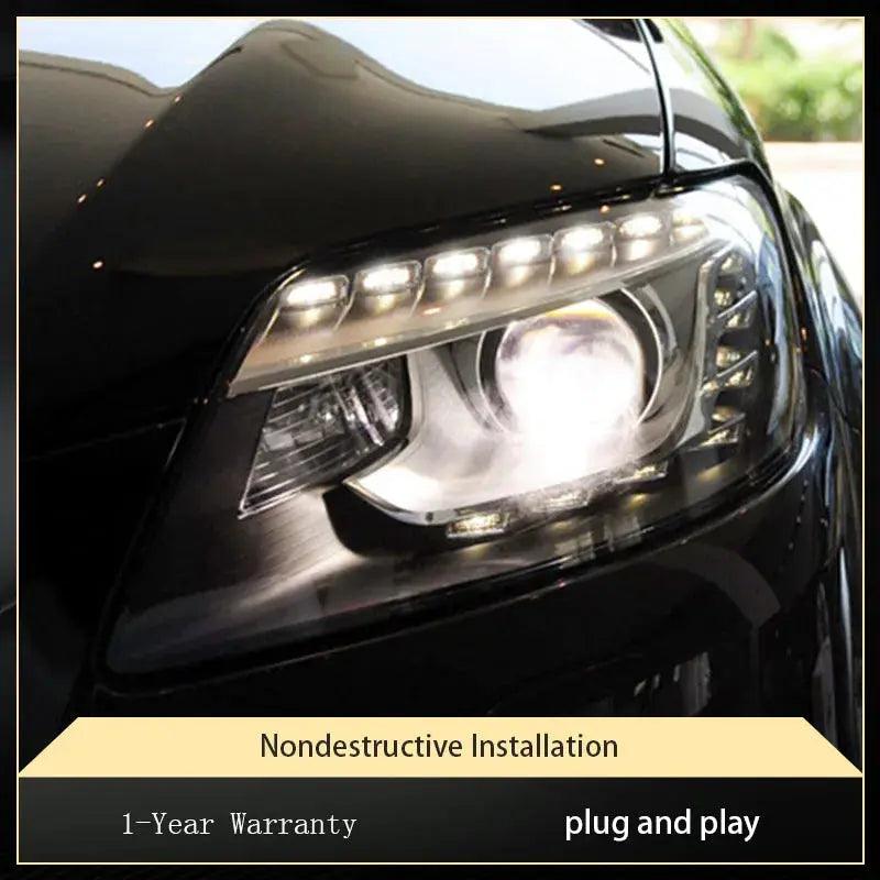 Car Styling For Audi Q7 2006-2015 Headlights Modification 2015 New Upgrade LED DRL Head Lights Signal Automotive Accessories - Auto Part Pro Switzerland