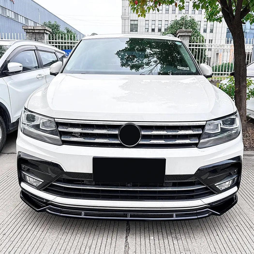 Front Lip Spoiler Front Bumper Shovel Modification Exterior Car Body Kit For Volkswagen Tiguan MK2 Rline 2017-2020 Pre - Auto Part Pro Switzerland