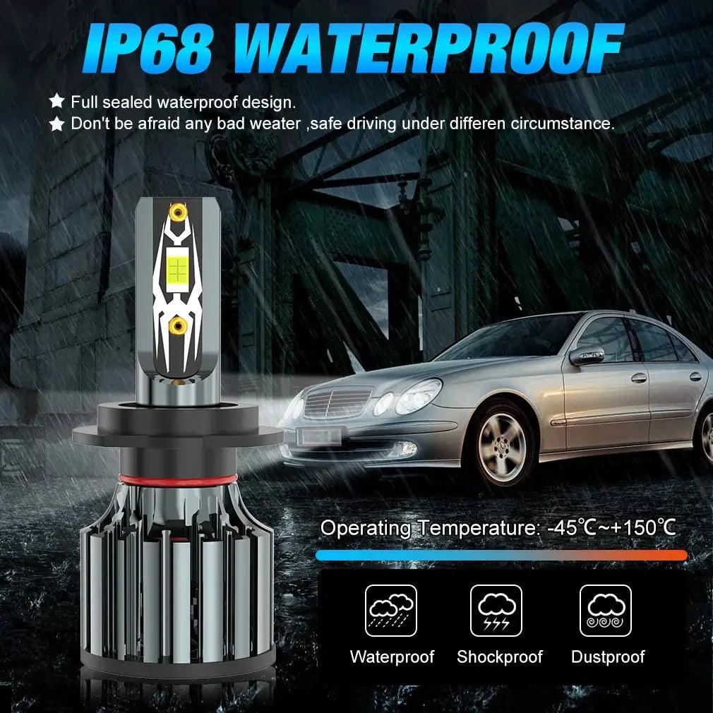 XSTORM H1 H4 H7 LED Bulb H8 H11 9005 HB3 9006 HB4 9004 HB1 9007 HB5 H13 Led Car Headlight 30000LM Turbo Lights lampada 12V Lamp - Auto Part Pro Switzerland