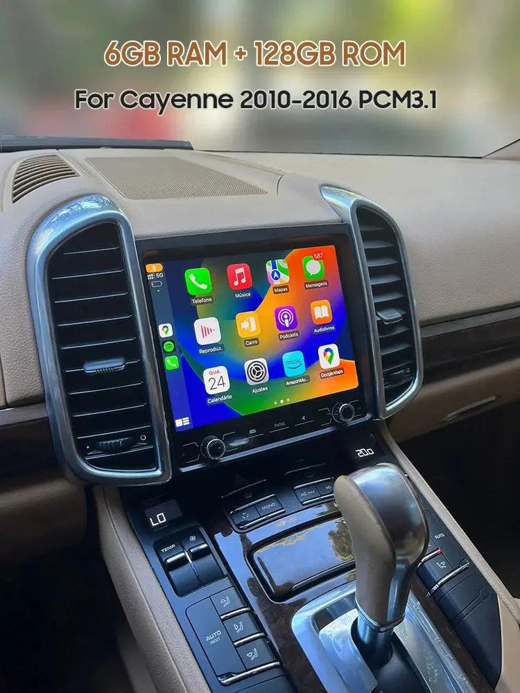 Car Multimedia Radio,Android For Porsche Cayenne 2010-2015,Apple Carplay,Auto,Octacore,64G ROM,GPS Navigation Stereo - Auto Part Pro Switzerland