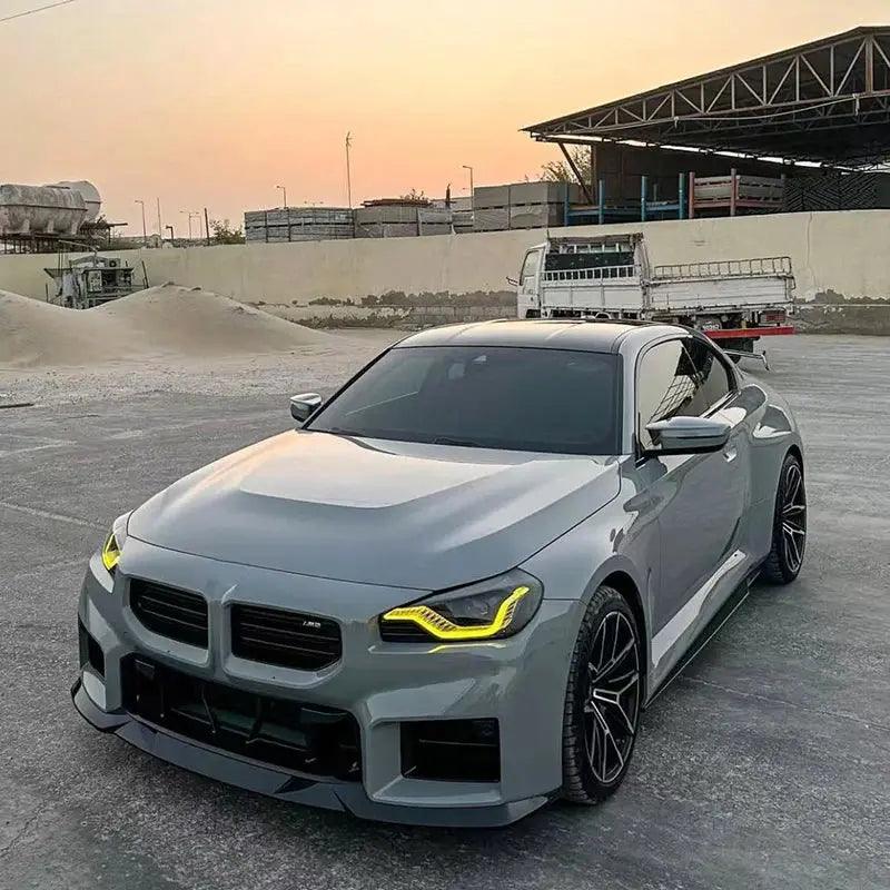 Lemon Yellow DRL Daylight LED boards For 2022 2023 2024 BMW 2 Series G87 G42 M2 M240I Refit Angel Eyes 63115A3DC93 63115A3DC94 - Auto Part Pro Switzerland