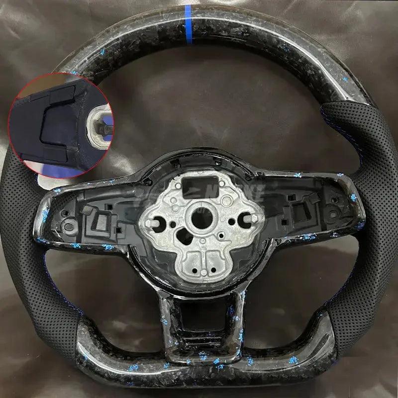 Forge Steering Wheel Fit for VW Mk5 MK6 MK7 MK7.5 GTI R Polo 2013-2020 Carbon Fiber Wheel - Auto Part Pro Switzerland