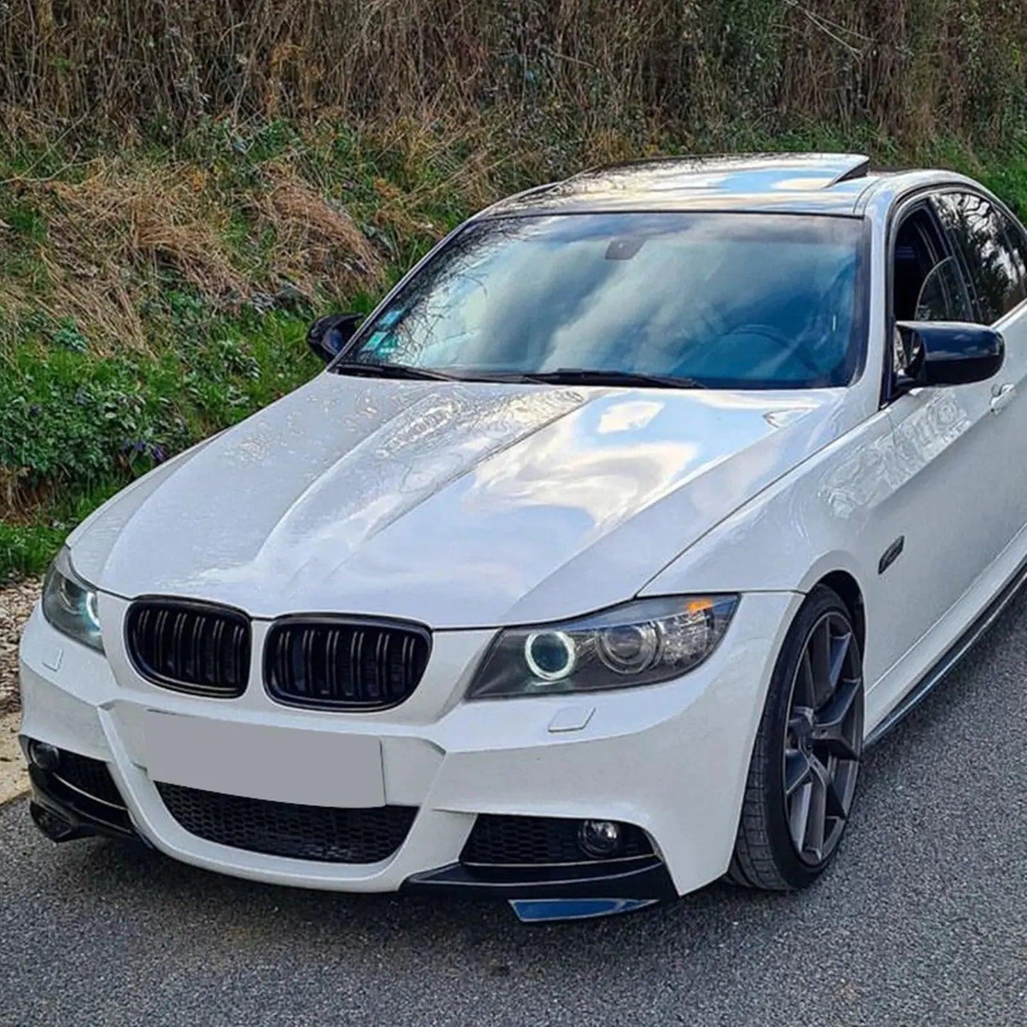 BMW 3 Series E90 E91 320i 330i M-Tech LCI 2005-2012 325i 328i Front Bumper Side Air Vent Intake Spoiler Splitter Cover Lip - Auto Part Pro Switzerland