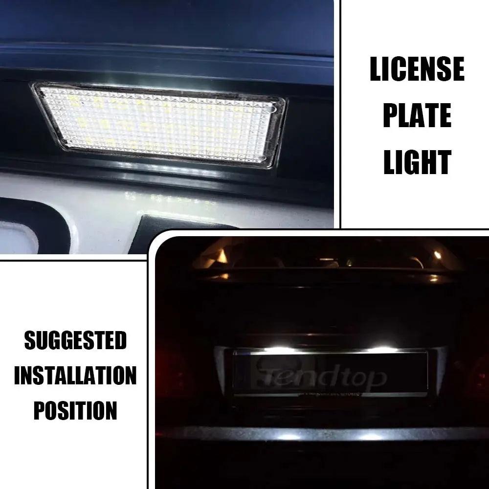 LED Bulbs CANBUS License Plate Light Number Lamp LED Light For BMW E38 7 Series 728i 730i 730d 740i 740d 740iL - Auto Part Pro Switzerland