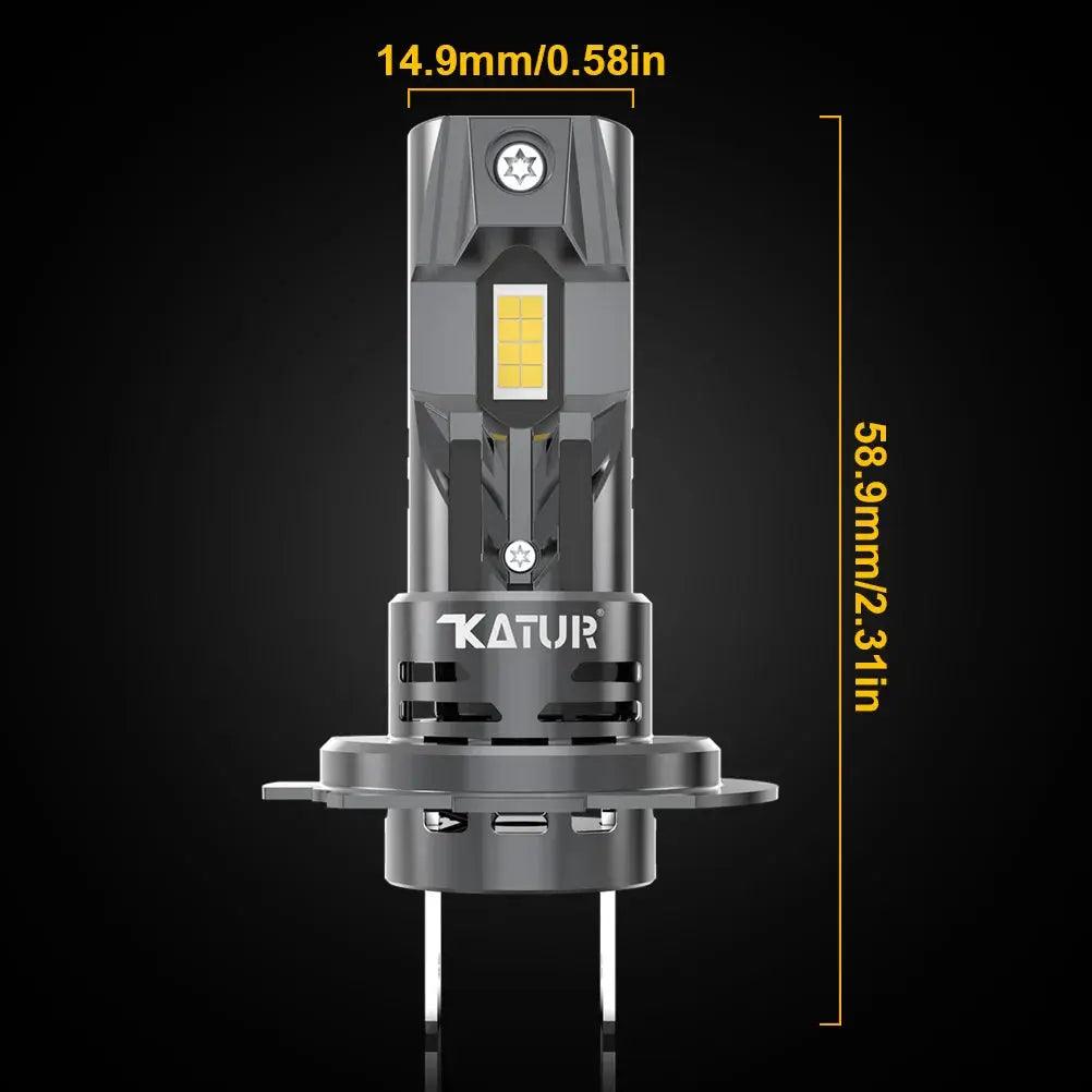 2Pcs High Power Turbo H7 LED Lamp 100W 20000LM Car Headlight Bulbs For Volkswagen VW Golf 5 Passat B6 Polo Kia Ceed Rio Audi A3 - Auto Part Pro Switzerland