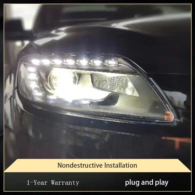 Car Styling For Audi Q7 2006-2015 Headlights Modification 2015 New Upgrade LED DRL Head Lights Signal Automotive Accessories - Auto Part Pro Switzerland