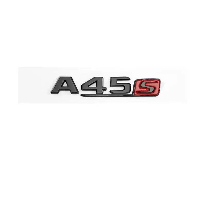3d ABS Chrome Black Logo A35S A45S Emblem Letters Badge Car Sticker For Mercedes Benz A45S AMG W176 W177 Accessories - Auto Part Pro Switzerland