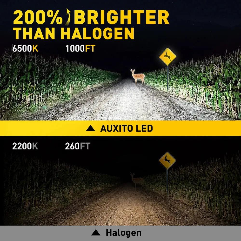 AUXITO 2Pcs 12000LM H1 LED Headlight Bulb H1 LED Canbus Car Head Fog Light 6500K White 12V 60W No Fan for Volkswagen VW Kia - Auto Part Pro Switzerland