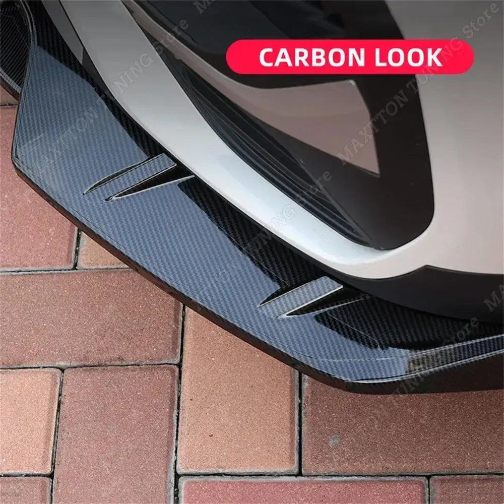 New For BMW X1 F48 2015-2022 4PCS ABS Car Front Bumper Spoiler Splitter Lip Diffuser Chin Bumper Body Kits Gloss Black Tuning - Auto Part Pro Switzerland