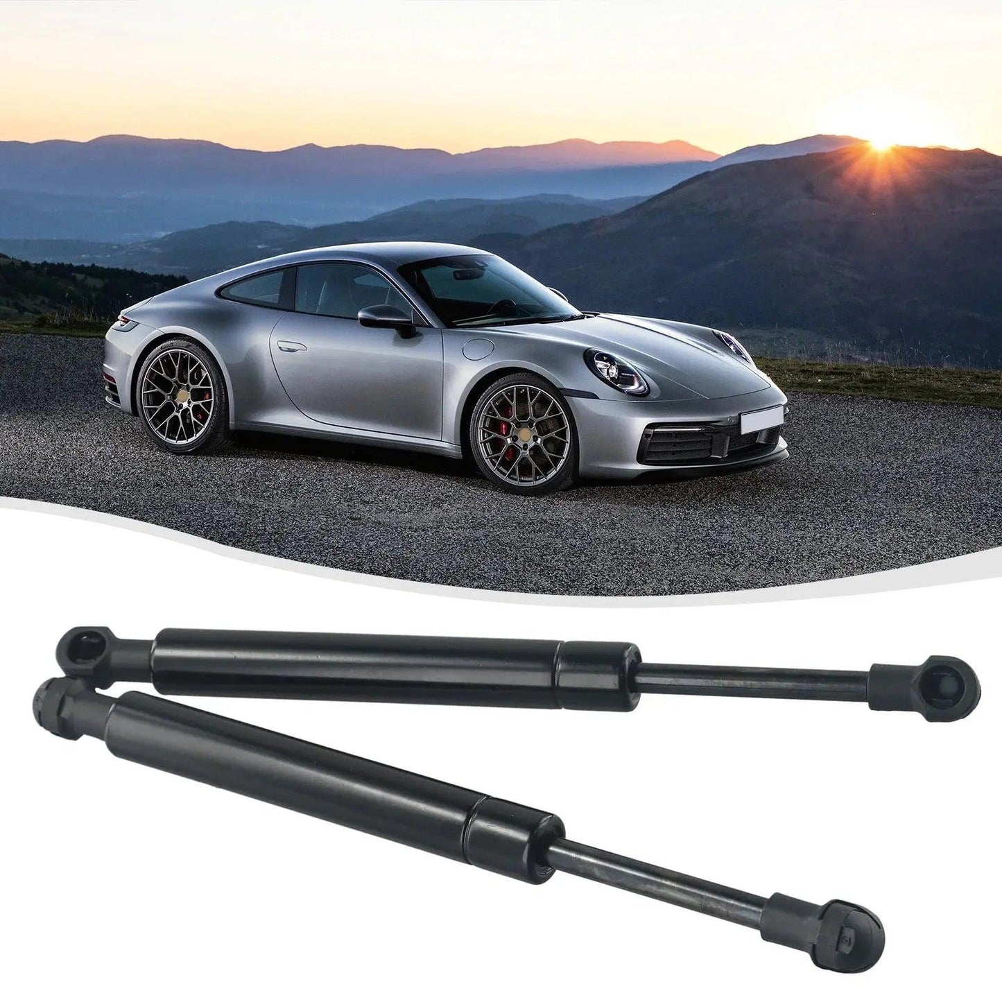 2PCS Car Front Hood Lift Strut Support Shock Gas Cylinder For Porsche (986)97-04 911(996)99-05 Front Trunk Hood Gas Li - Auto Part Pro Switzerland