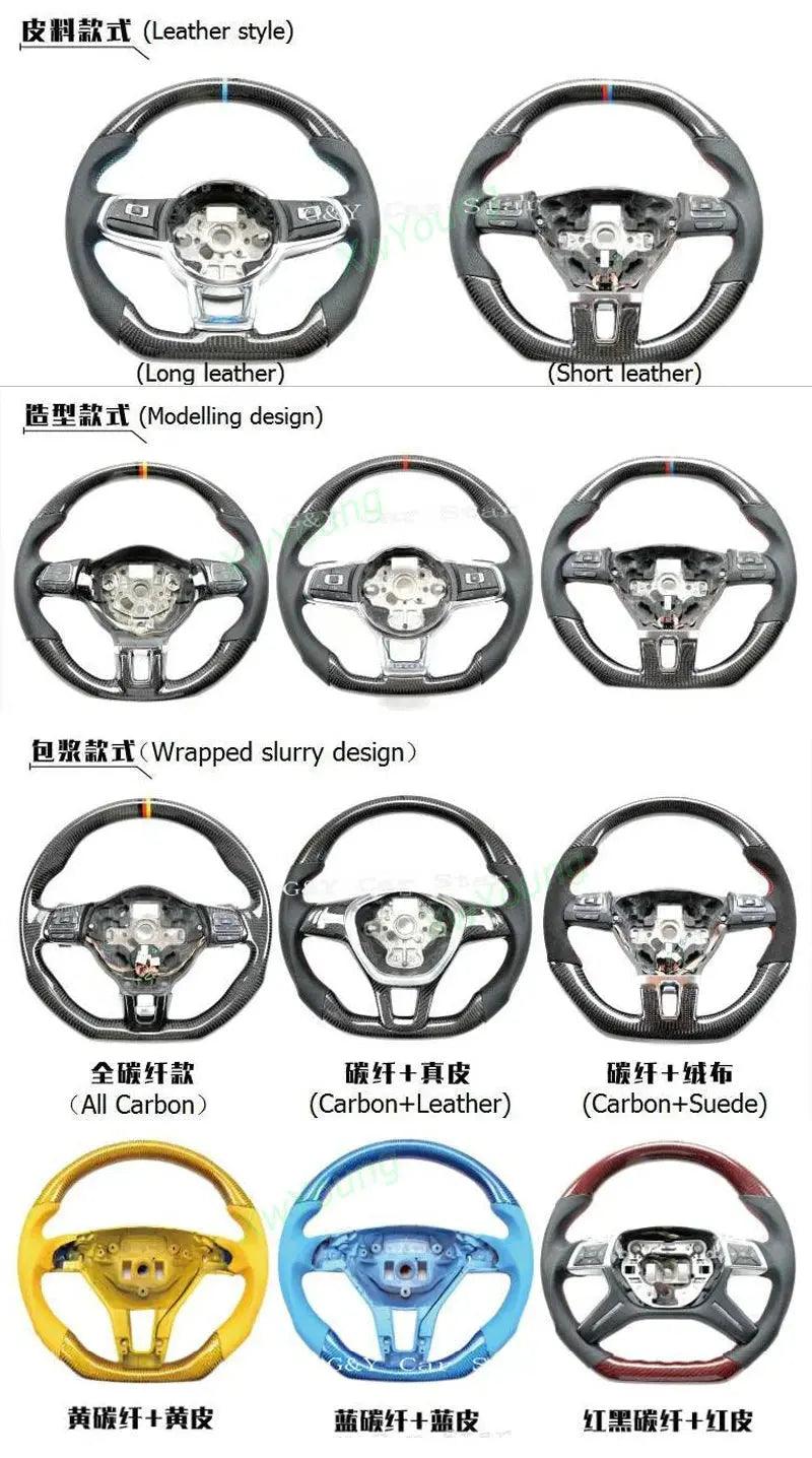 100% Real Carbon Fiber Car Steering Wheel For Audi A3 A4 A5 S3 S4 S5 S6 RS4 RS5 RS6 - Auto Part Pro Switzerland