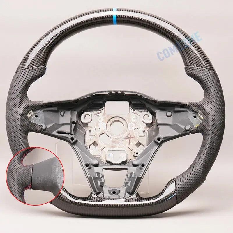 For Volkswagen VW Golf 8 GTI R Line MK8 Carbon Fiber Steering Wheel Customized Without heating function - Auto Part Pro Switzerland
