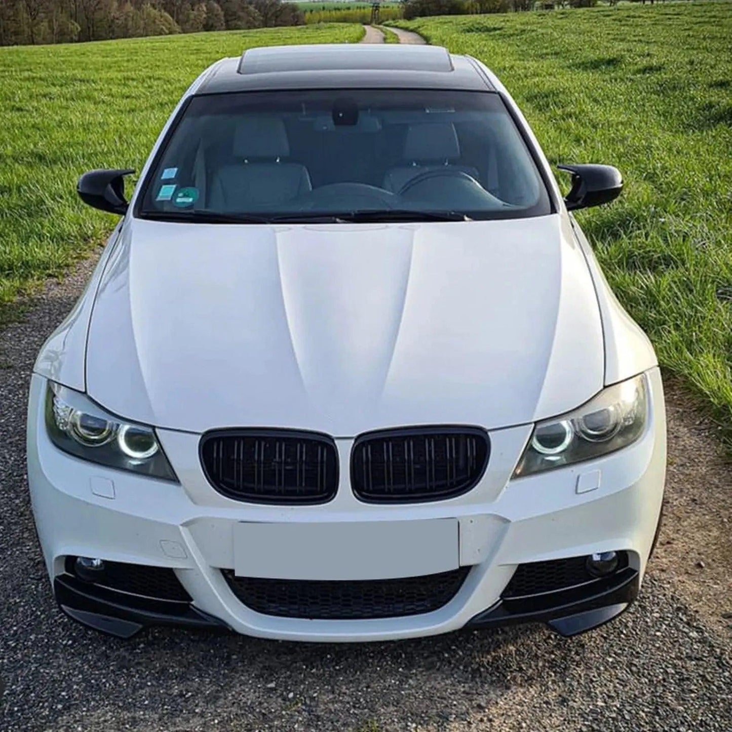 BMW 3 Series E90 E91 320i 330i M-Tech LCI 2005-2012 325i 328i Front Bumper Side Air Vent Intake Spoiler Splitter Cover Lip - Auto Part Pro Switzerland